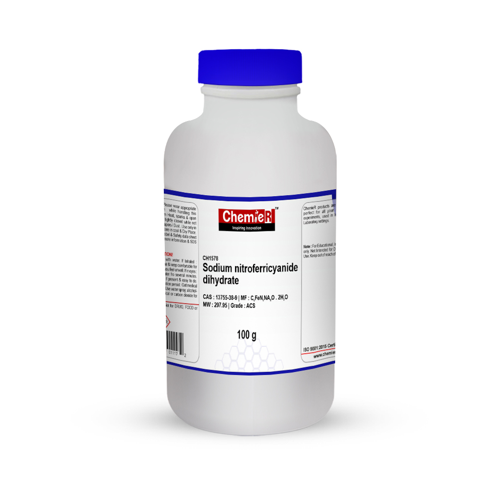 Sodium nitroferricyanide dihydrate ACS