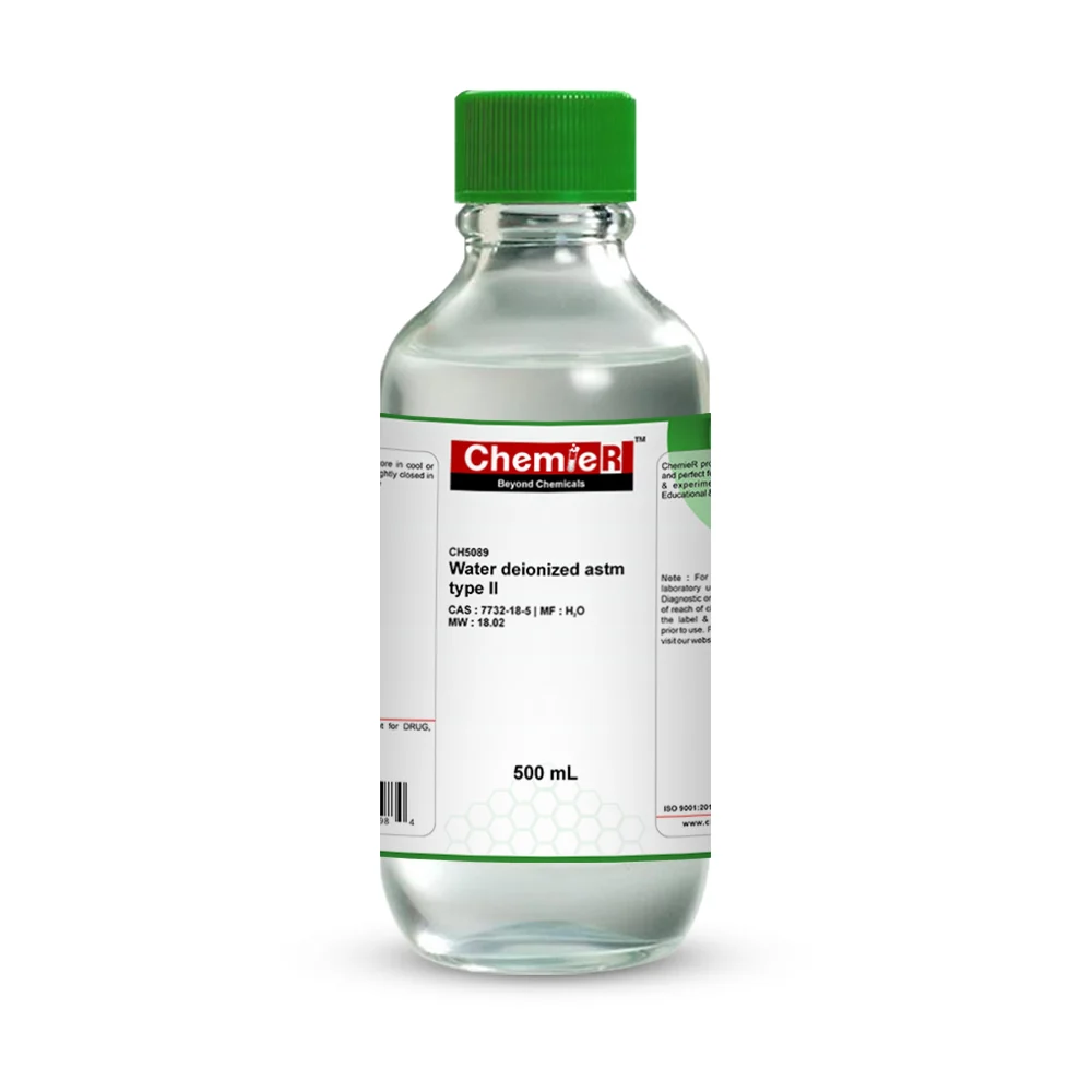 Water, Deionized, ASTM Type II