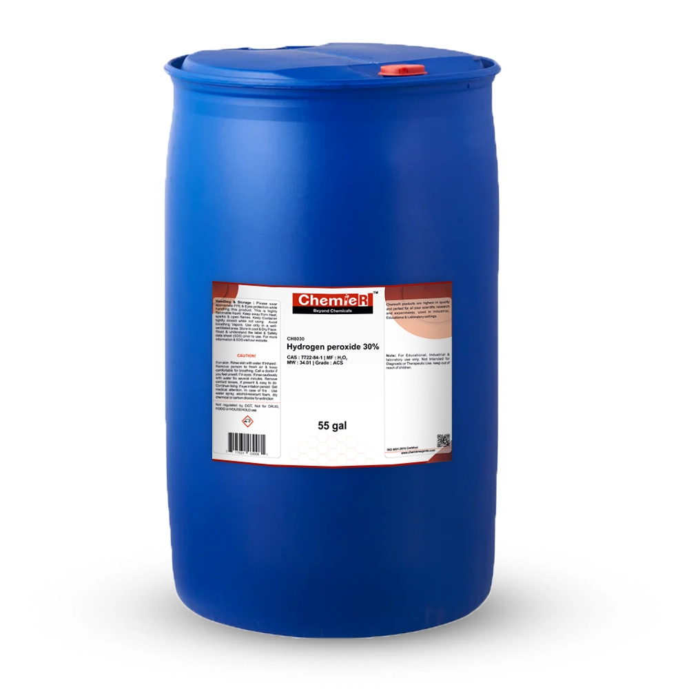 Hydrogen peroxide 30% ACS 55gal