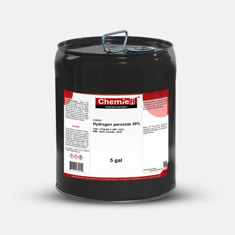 Hydrogen peroxide 30% ACS 5gal