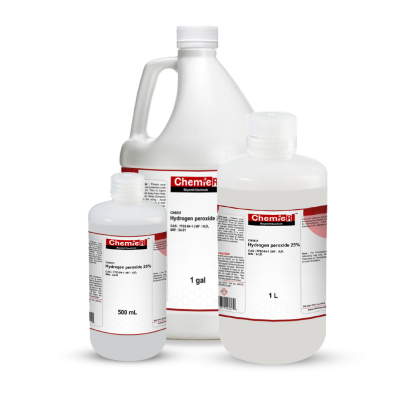 ChemieR Hydrogen Peroxide, ACS-grade high purity laboratory reagent for research and analysis in the USA